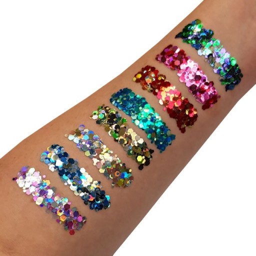 Mystic Chunky Glitter Gel MOONGLOW Prosecco