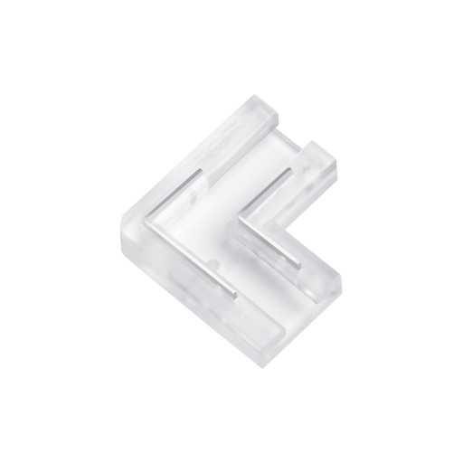 Konektor pre COB LED pásiky 8mm uhlový neónový konektor