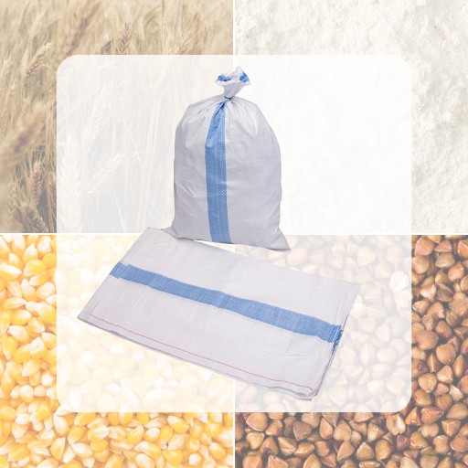 PP VRECIA 25KG NA SUŤ ZRNNÉ UHLIE 50X80CM SILNÝ MODRÝ PRUH