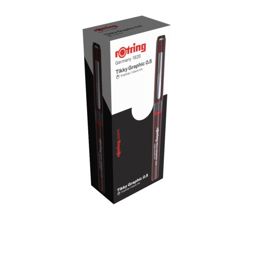 ROTRING TIKKY GRAFICKÁ ÚPRAVA PENTER 0,50MM ČIERNA
