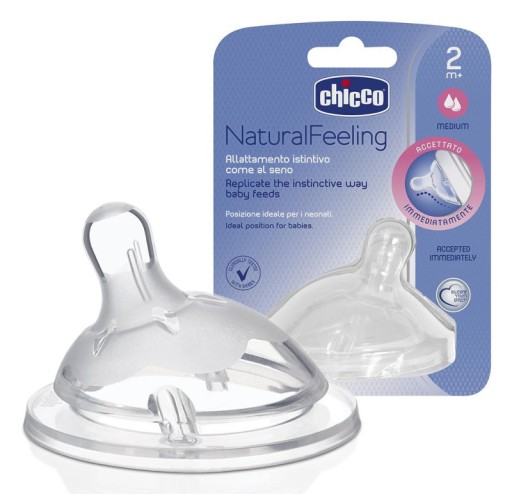 CHICCO NATURAL BOTTLE cumlík 2m+ 1 ks