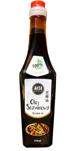 Sezamový olej z pražených sezamových semienok 270ml