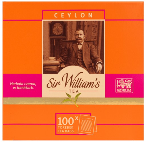 Sir William's Tea Ceylon 100 sáčkov