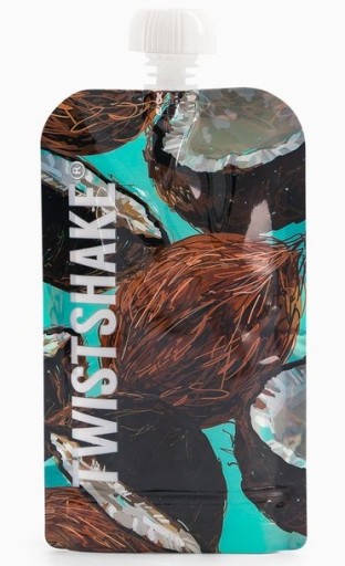 Twistshake opakovane použiteľné vrecko 100 ml kokos