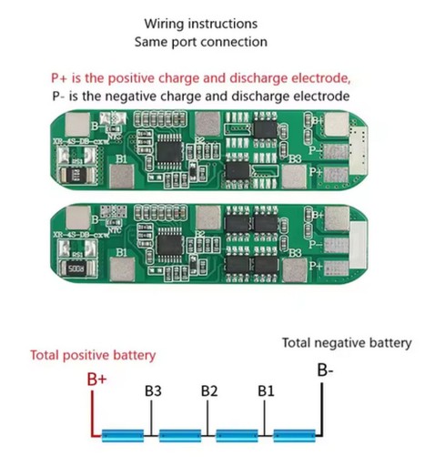 NABÍJACÍ MODUL BATÉRIE 4S 10A OCP 20A