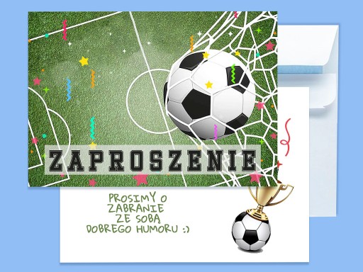 POZVÁNKA NA FUTBAL FUTBAL K NARODENINÁM DIEŤAŤA + OBÁLKA ZDARMA
