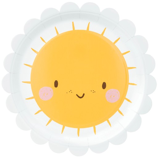 JEDNORÁZOVÉ PAPIEROVÉ TANIERE SUNNY 18CM-1922