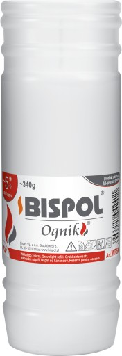 Vložka do sviečky parafínová BISPOL WP5N 120H 1 ks.