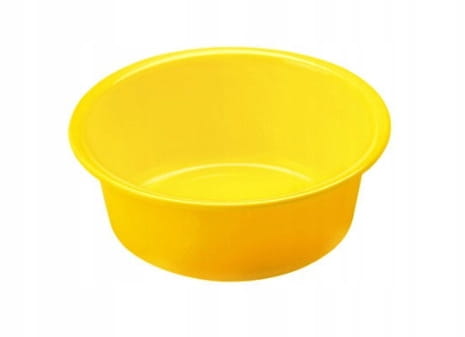 Miska Plastová miska Malá 24 cm Žltá