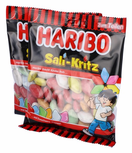 HARIBO Sali-Kritz ovocné sladké drievko želé fazuľa 160g