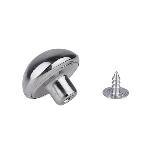 Gombík strieborná gulička 17MM 10KS 463