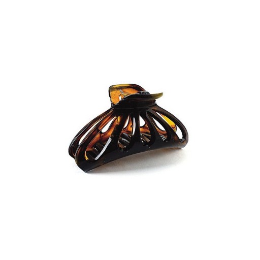 Sponka do vlasov Donegal Amber v tvare motýľa, odolná, dĺžka 9,5 cm