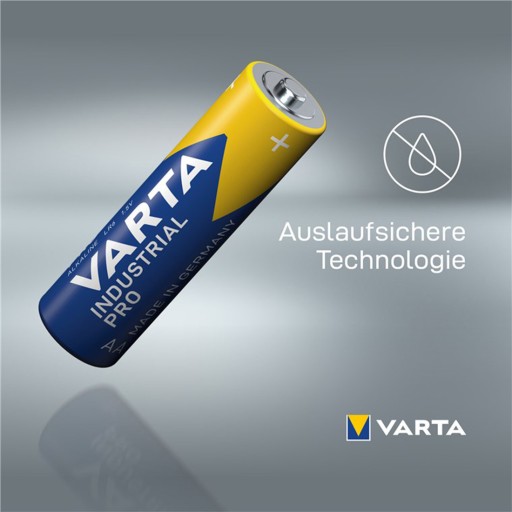 VARTA Industrial Pro Ultra výkonné alkalické batérie LR06 AA 1,5V sada 4 kusov