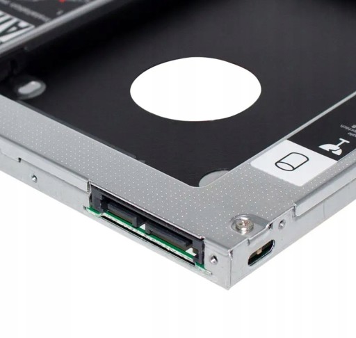 VRECKOVÝ KRÚZOK PRE PRÍDAVNÝ PEVNÝ DISK HDD SSD 2,5'' SATA 9,5MM AK184B