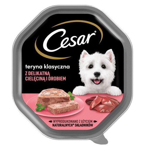 Cesar Paštéta s teľacím mäsom a hydinou 150g 2+1 ZDARMA