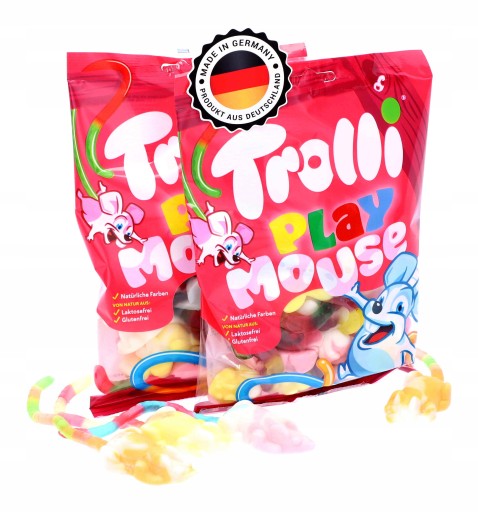 TROLLI Miszki ovocné gumové myši 150g DE