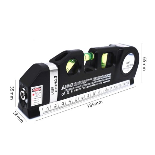 LASEROVÁ HLADINA S MERANÍM 250CM LASER 3 LIBS