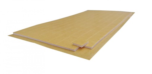 Obojstranné samolepiace penové štvorce 10x10mm hrubé 2mm výrezy dištančné podložky