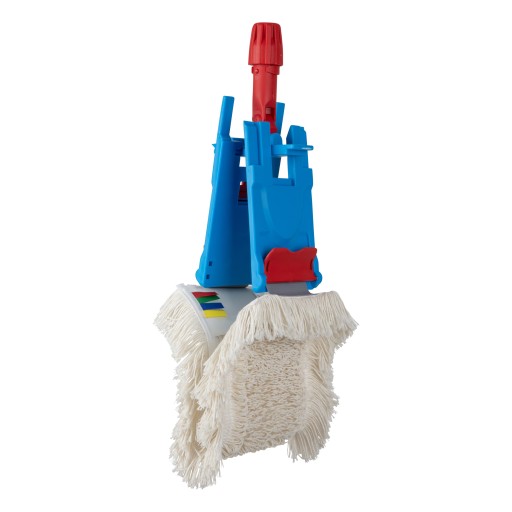 PROFESIONÁLNY MOP PLOCHÝ BAVLNENÝ 40 CM TKANÝ DUO UŠI + VRSTKY
