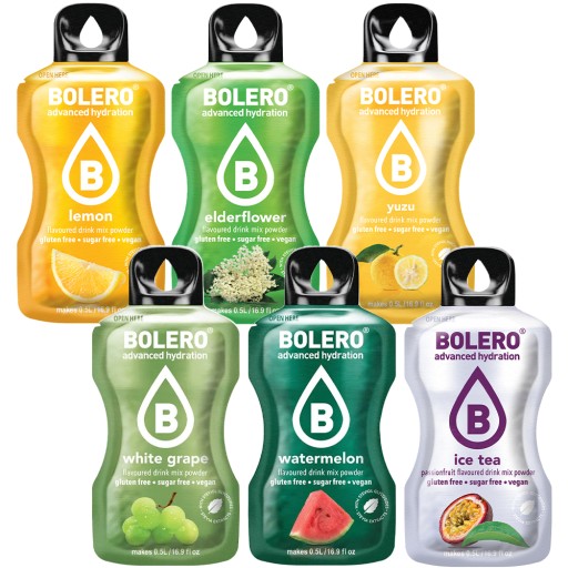6x BOLERO NÁPOJ ZMES CHUTÍ PRÁŠOK NA SÝTIK BEZ CUKRU