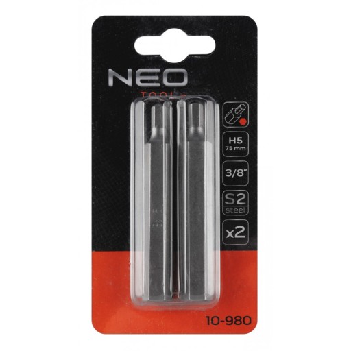 HEX hrot 5 x 75 mm, S2 x 2 ks.