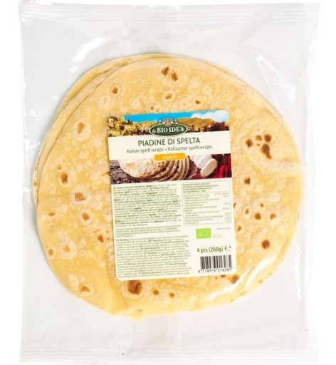 La Bio Idea Špaldová Tortilla Piadina Wraps 260g