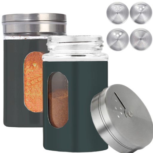 MODERNÁ SÚPRAVA SOĽNIČKY A PAPRIKA S NASTAVITEĽNÝM SKLOM, 2 kusy