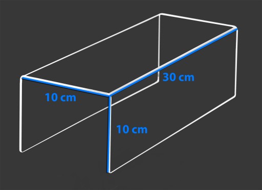STOJAN STOJAN DISPLEJ PLEXI STEP 30/10 cm