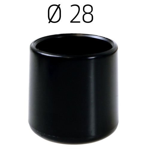 4x Silikónové poťahy nôh stoličky Ø28 mm