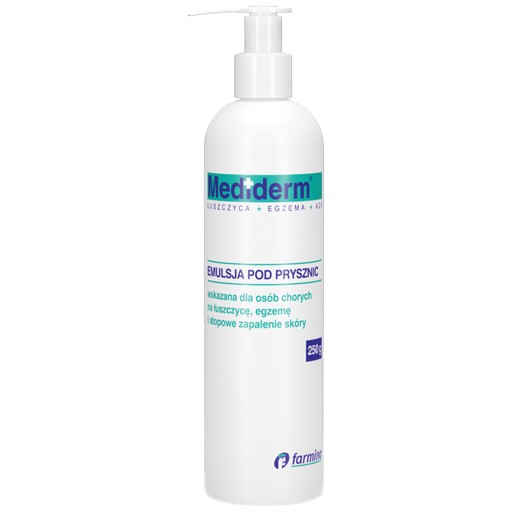 Mediderm, sprchová emulzia na psoriázu, ekzémy, atopickú dermatitídu, atopickú pokožku 250 g