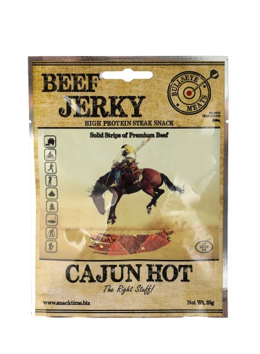 Bullseye Beef Jerky Cajun Hot