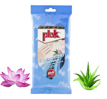 Utierky na ruky PLAK ALOE VERA ČISTIA A STAROSTLIVOSŤ