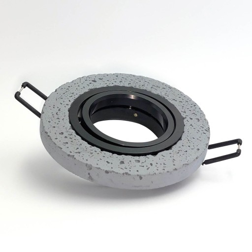 Svietidlo BARI ROUND BLACK GU10