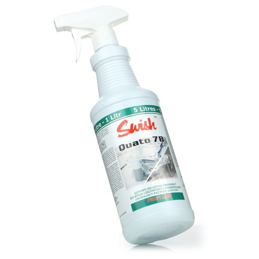 Kvapalina na povrchovú dezinfekciu 1L Swish QUATO 78
