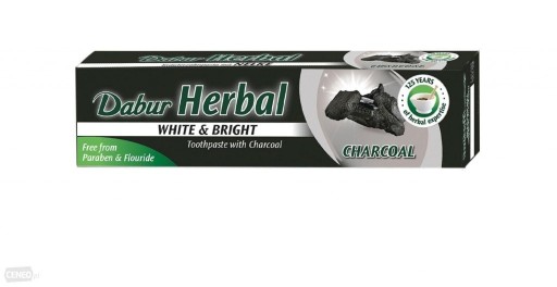 DABUR BYLINKOVÁ BIELIACA ZUBNÁ PASTA S DRAVÝM UHLÍM