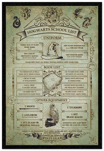 Nákupný plagát Harry Potter Rokfort 61 x 91,5 cm