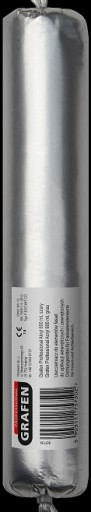 Akrylátový akrylátový tmel ŠEDÝ 600ml (rúrka) Grafén.