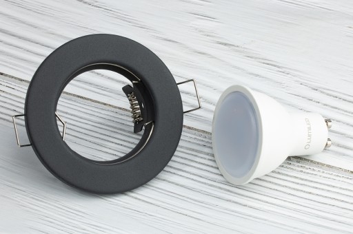 Sada svietidla HALOGEN Black + LED GU10 6W