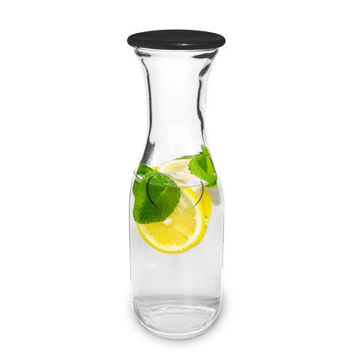 KARAFA 500ml na víno, vodu, džús, S viečkom, uzavretý, univerzálny pohár