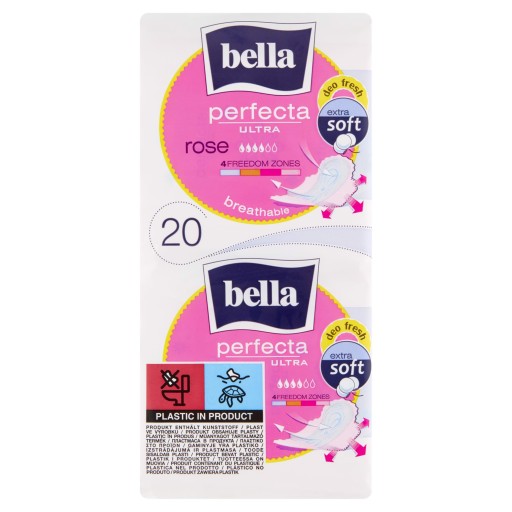Bella Perfecta Ultra Rose hygienické vložky 20