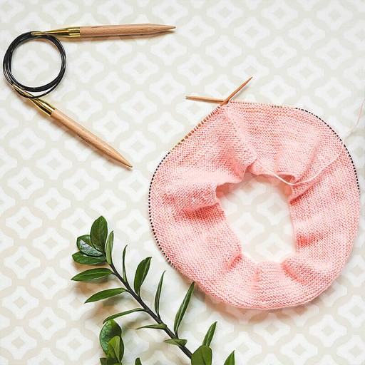Drevené ihlice KNITPRO na vlasci 60cm-4,50mm