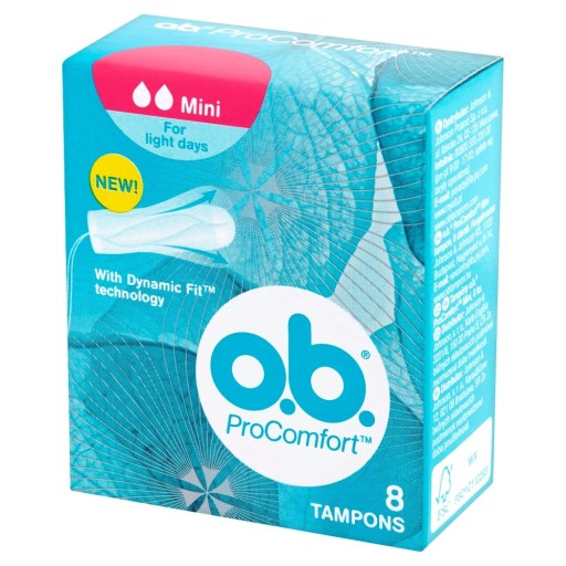 tampóny O.B mini 8 ks.