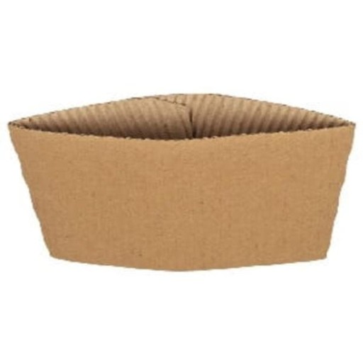 Obal na hrnček, pás, tepelná ochrana, 250-300 ml kraft papier, 50 ks