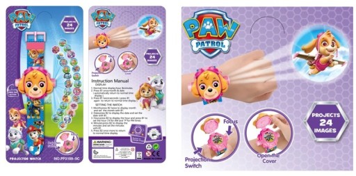Paw Patrol Watch s projektorovými obrázkami Paw Patrol