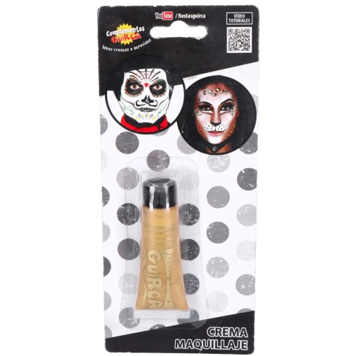 Zlatá make-up farba na tvár