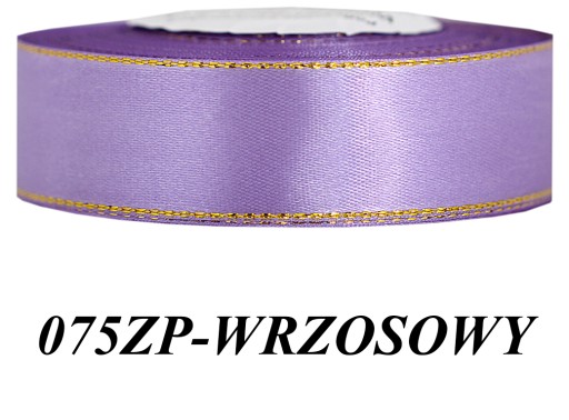 Saténová stuha Golden Stripes 25mm/27m 15ko