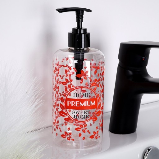 Dávkovač TEKUTÉHO MYDLA, gél, prostriedok na umývanie riadu, kuchyňa, kúpeľňa, 500 ml