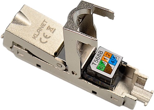 BEZNÁSTROJOVÝ MODULOVÝ KONEKTOR RJ45 CAT.6A STP HLAV
