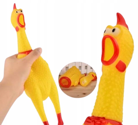 VEĽKÁ HRAČKA PRE PSA PIKAJÚCE KURČA 38 CM