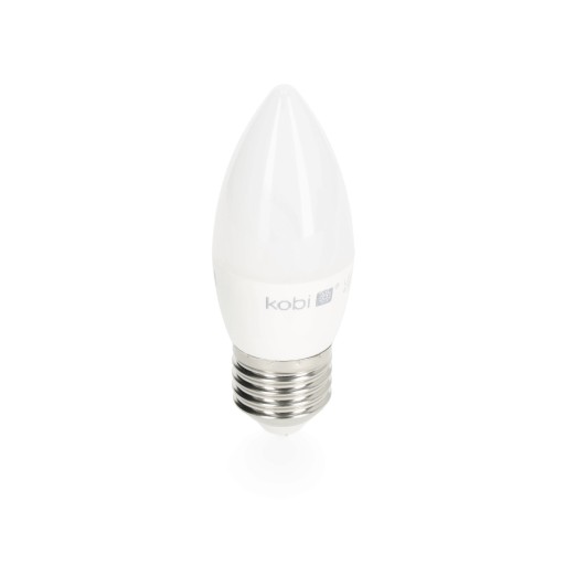 LED žiarovka na sviečku 6W E27 STUDENÁ BIELA 6000K 470lm